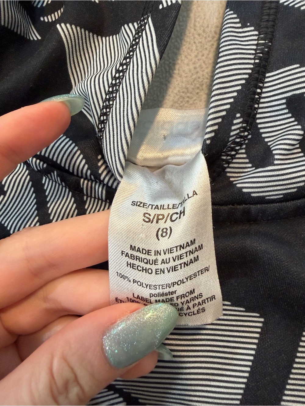 adidas Black & Gray Allover Logo Kids Hoodie - Picture 2 of 6